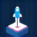 Icon for the Deployment & Launch phase of the development process.