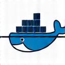 Docker logo.