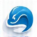 MySQL logo.