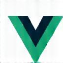 Vue.js logo.